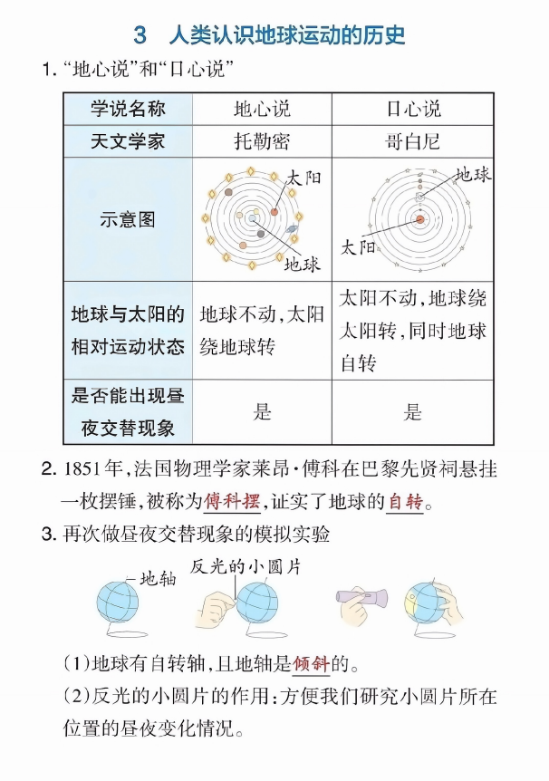 六年级上册科学第二单元知识点总结（教科版）